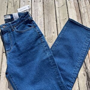 ARITZIA Denim Forum High-Waisted Jeans Mid Wash Size 28 NWT CURVE